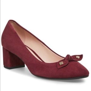 Kate Spades ♠️ Benice Suede Block heels Pumps